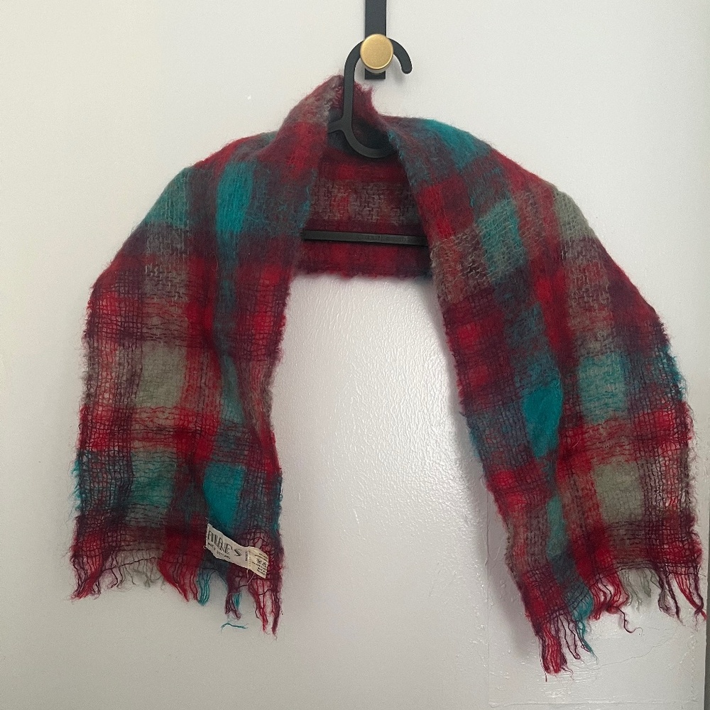 Filenes Plaid Medium Wool Winter Scarf